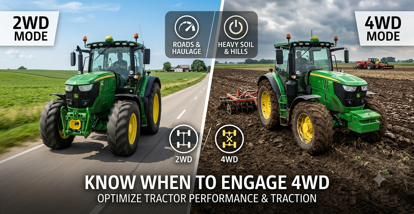Traktor 2WD vs 4WD