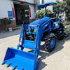 Traktor Biru 4WD 50HP dengan Peralatan Pertanian