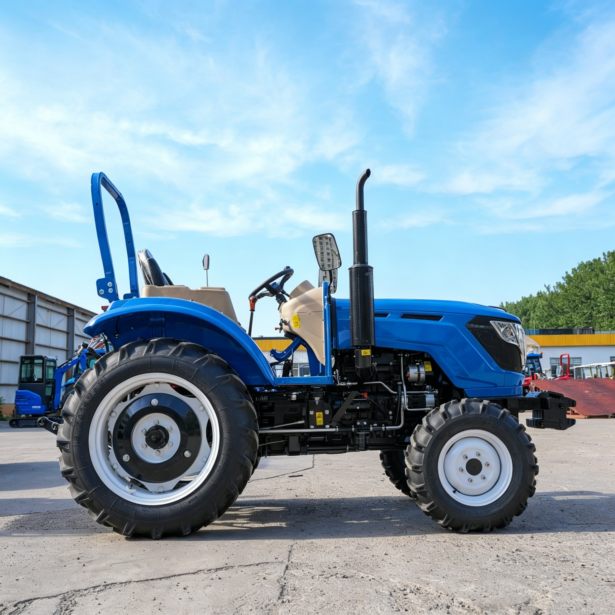 Traktor biru 40hp tanpa kabin (1)