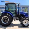 Traktor Pertanian Biru 4WD 50HP dengan Kabin