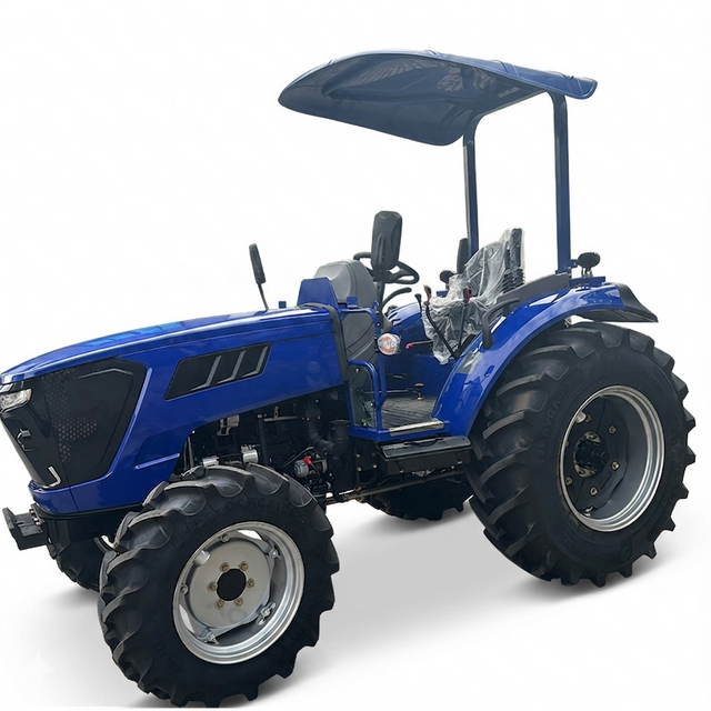 Traktor Mini Biru 4WD 90HP untuk Pertanian dan Lansekap