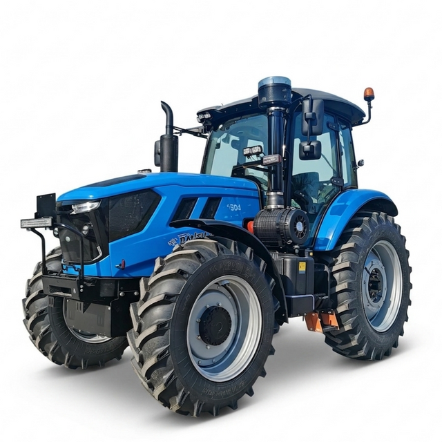 Traktor Pertanian Tugas Berat Biru 150HP 4WD