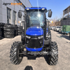 Traktor Pertanian Biru 4WD 50HP dengan Kabin