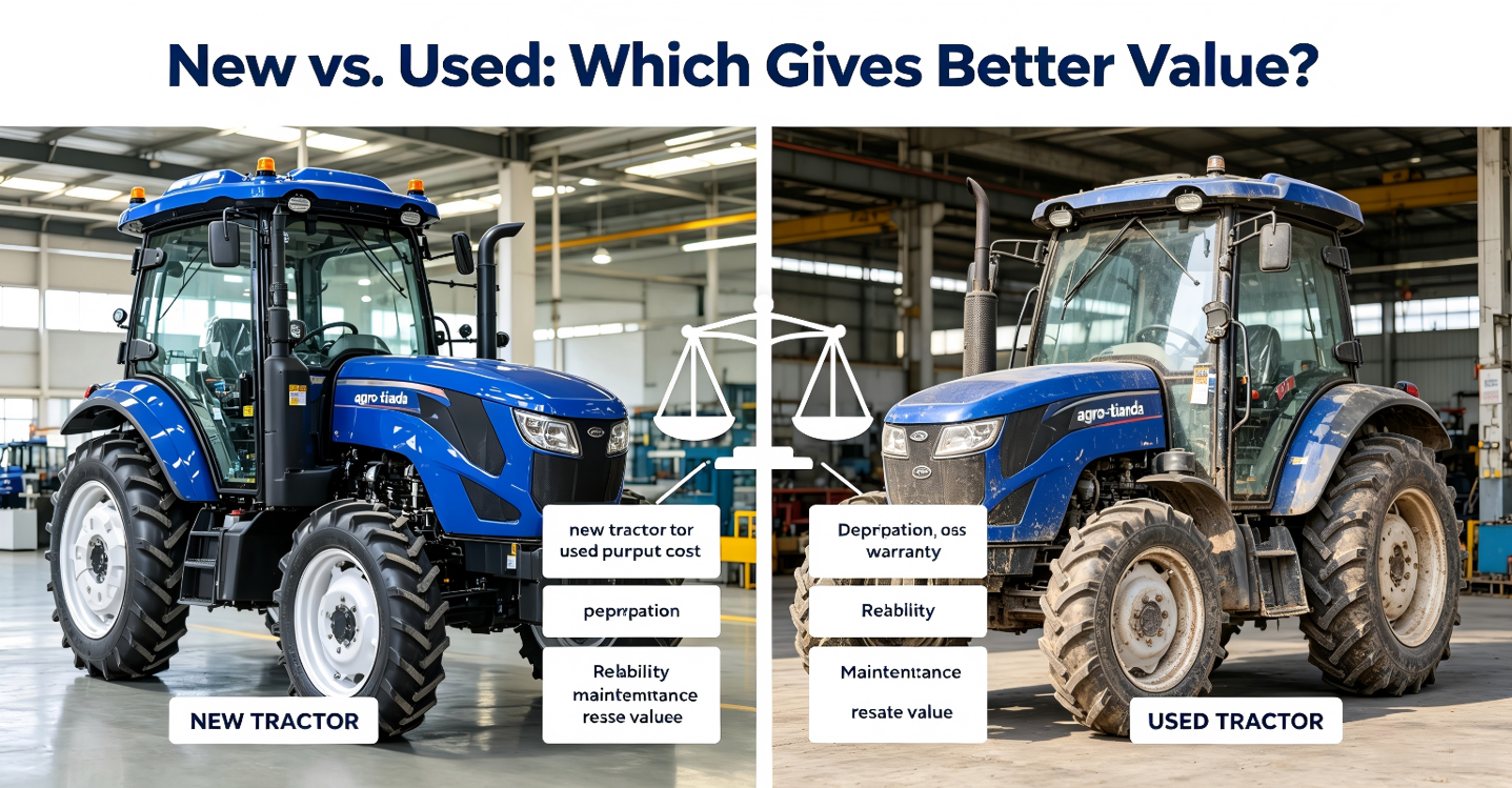 traktor baru vs bekas