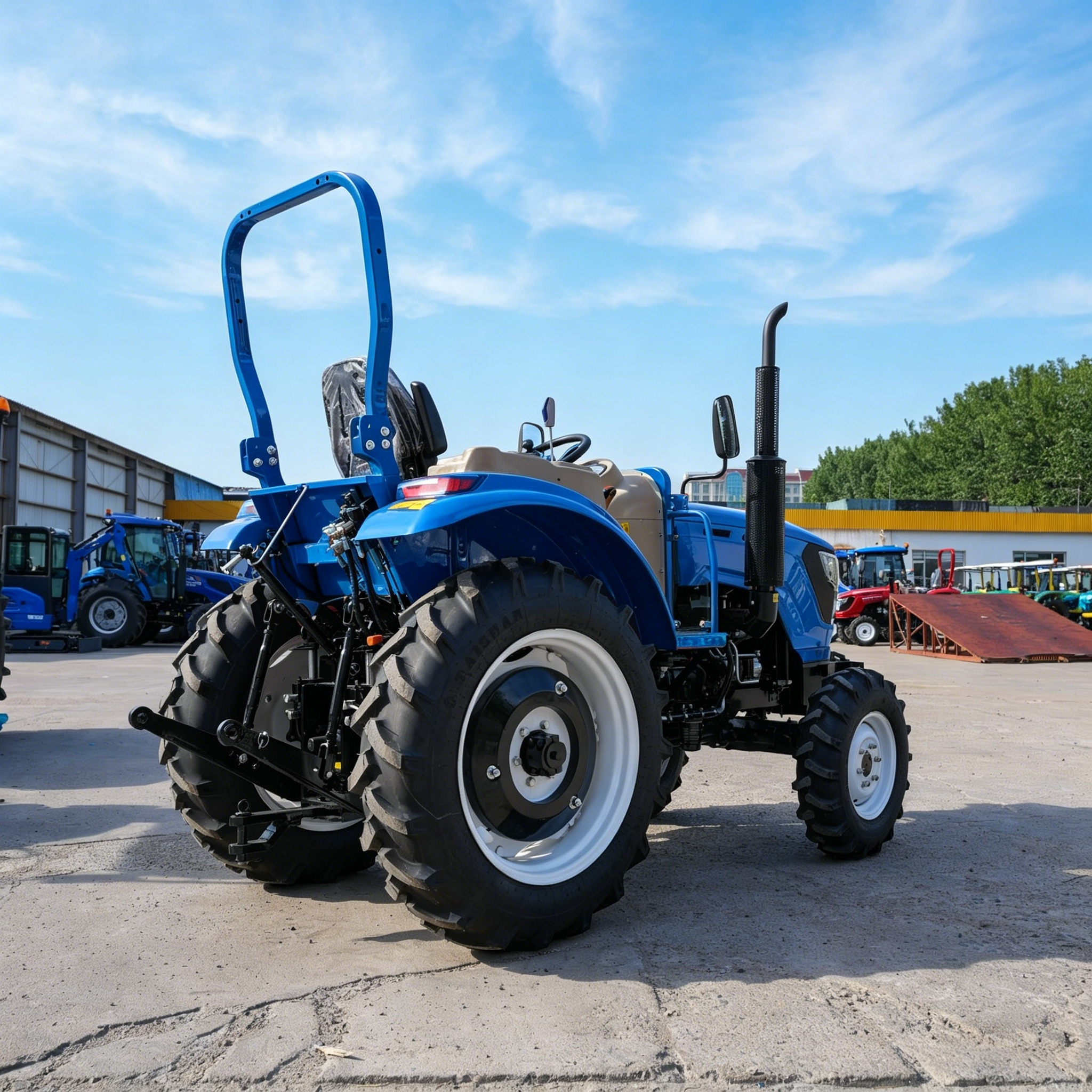 Traktor biru 40hp tanpa kabin (2)