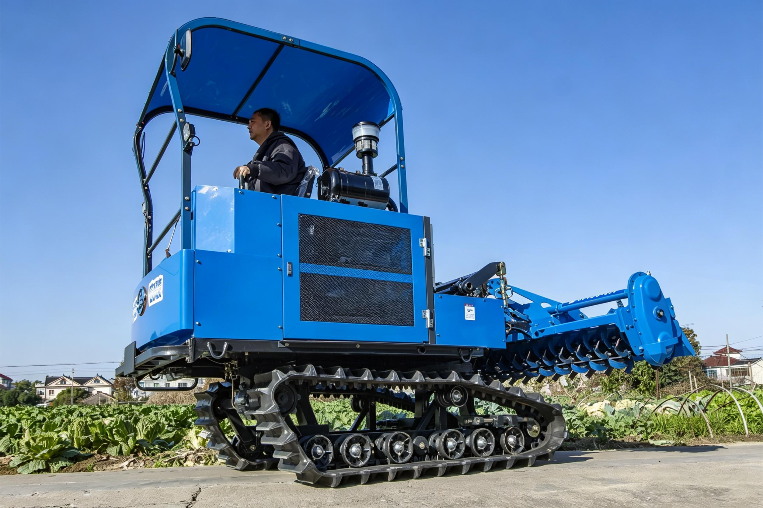 Traktor Berjalan Mini Roda Pertanian 102HP (1)