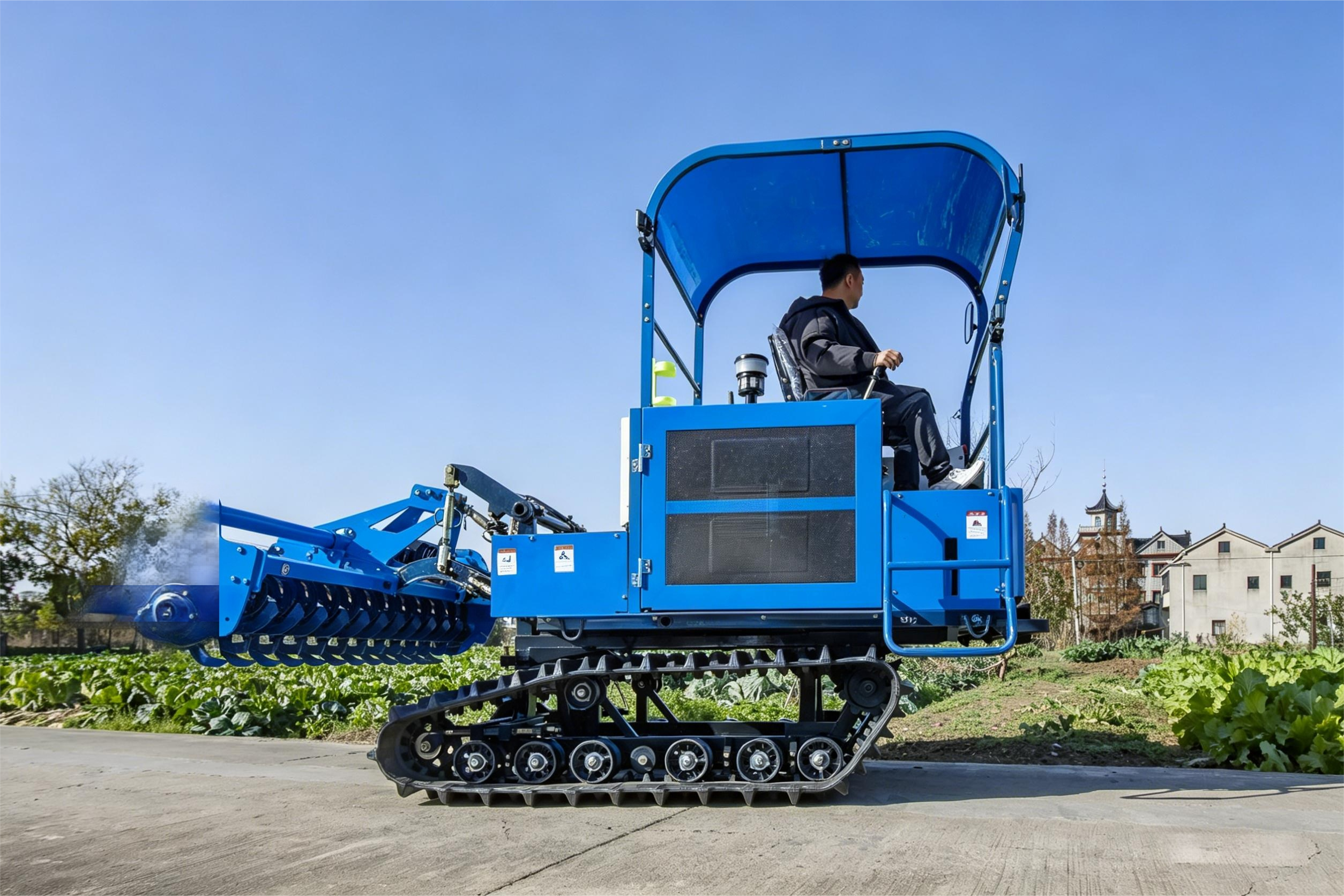 Traktor Berjalan Mini Roda Pertanian 102HP (9)