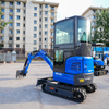 Ekskavator Mini dengan Kabin Tertutup